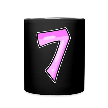 7 - Full Colour Mug - black - Front