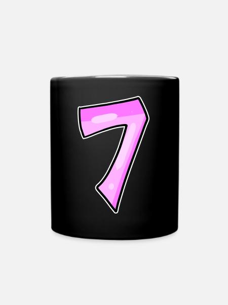 7 - Tasse einfarbig - Schwarz