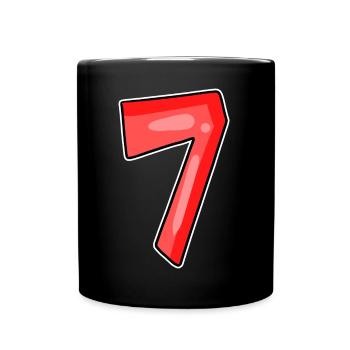 7 - Full Colour Mug - black - Front