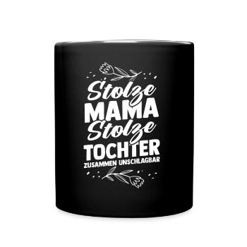Mom Mother's Day Mom - Full Colour Mug - black - Front