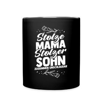 Mom Mother's Day Mom - Full Colour Mug - black - Front