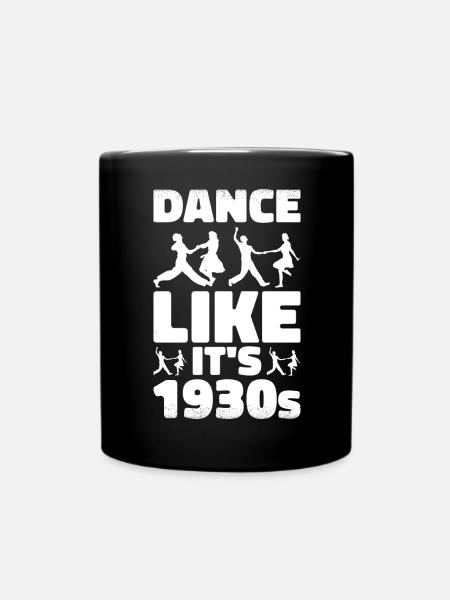 Danseurs de Lindy Hop Danse Swing Danse Swing Couple - Mug uni - noir