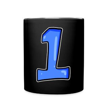 1 - Mug uni - noir - Devant