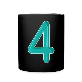 4 - Full Colour Mug - black - Front
