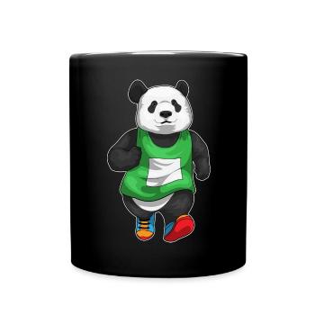 Panda Jogger Jogging Sport - Mug uni - noir - Devant