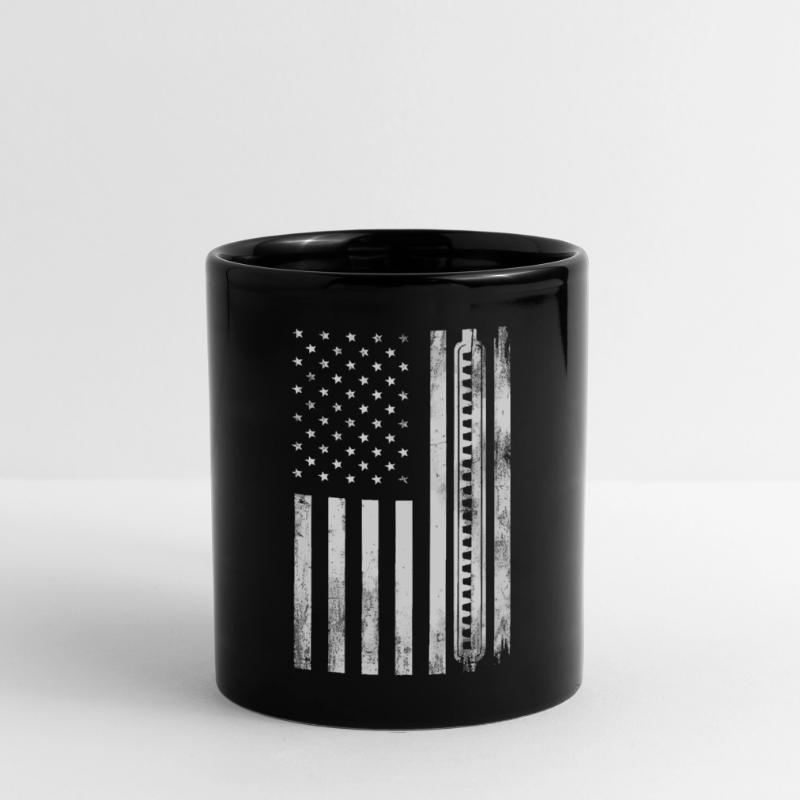Harmonica Playing Gift Full Colour Mug