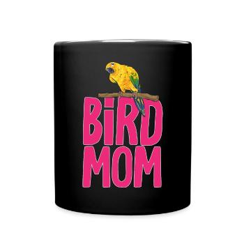 Parakeet, Parrot, Parakeet, Bird - Full Colour Mug - black - Front