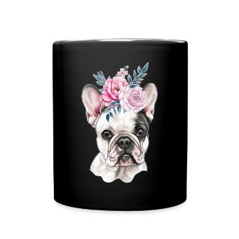 French Bulldog - Full Colour Mug - black - Front