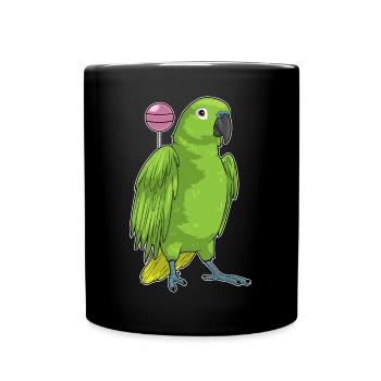 Parrot Lollipop - Full Colour Mug - black - Front