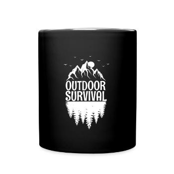Survival Outdoor - Full Colour Mug - black - Front