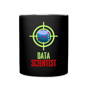 Base de données Data Hunter Funny - Mug uni - noir - Devant