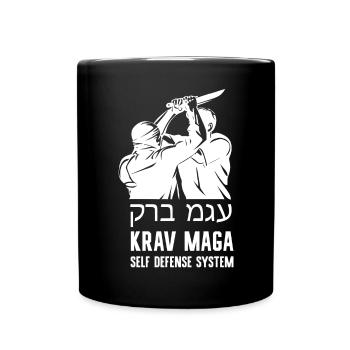 Krav Maga Autodéfense Sport de combat Arts martiaux - Mug uni - noir - Devant