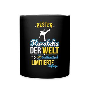 Le meilleur karatéka du monde - 100 % authentique - Mug uni - noir - Devant