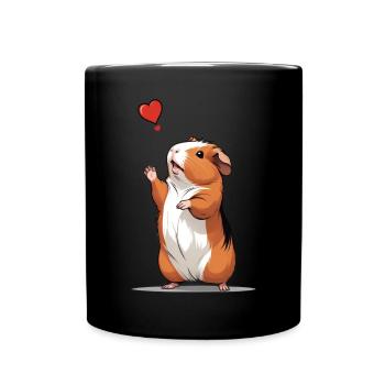 Cochon d’Inde Cochon d’Inde Amoureux des animaux - Mug uni - noir - Devant