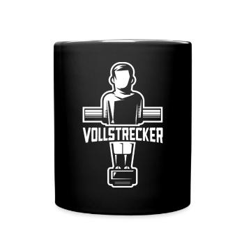 Vollstrecker Tischfussball Figur Kickern - Tasse einfarbig - Schwarz - Vorne