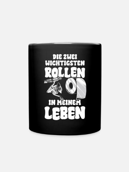Die zwei wichtigsten Rollen in meinem Leben - Tasse einfarbig - Schwarz
