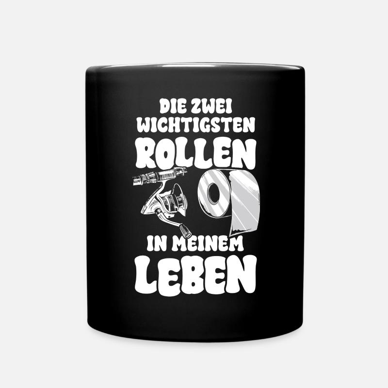 Die zwei wichtigsten Rollen in meinem Leben - Tasse einfarbig - Schwarz