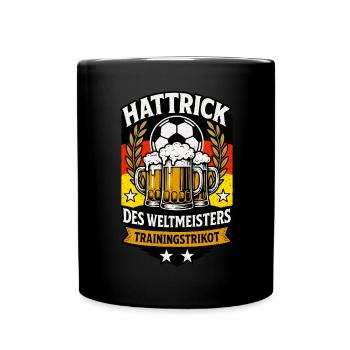 Training jersey for world champion football fans - Full Colour Mug - black - Front