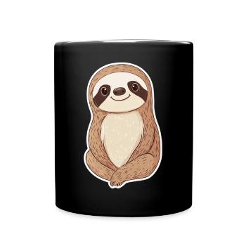 Paresse - Mug uni - noir - Devant