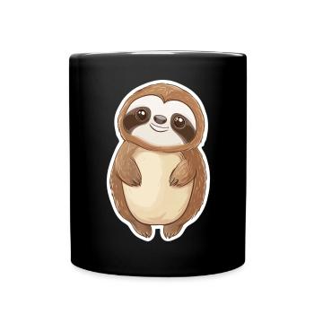 Paresse - Mug uni - noir - Devant