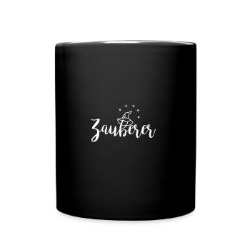 Zauberer - Tasse einfarbig - Schwarz - Vorne