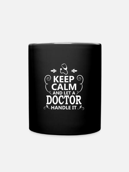 Doctor Doktorand Geschenkidee lustig Spruch Spaß - Tasse einfarbig - Schwarz