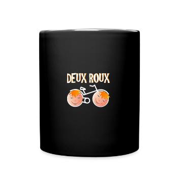 Deux roux blanc - Mug uni - noir - Devant