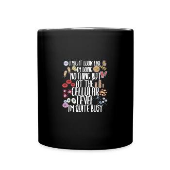 Funny Biology Biology Teacher Gift Idea - Tasse einfarbig - Schwarz - Vorne