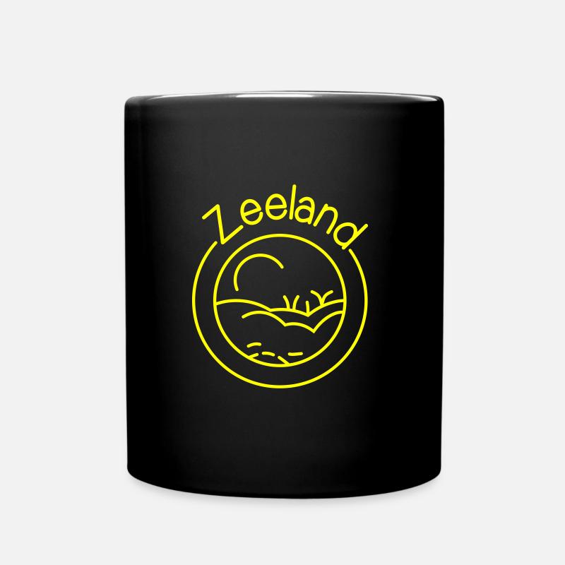 zeeland shorts und flipflops - Tasse einfarbig - Schwarz