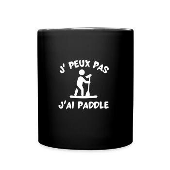 Stand up Paddle Cadeau Je peux pas - Mug uni - noir - Devant