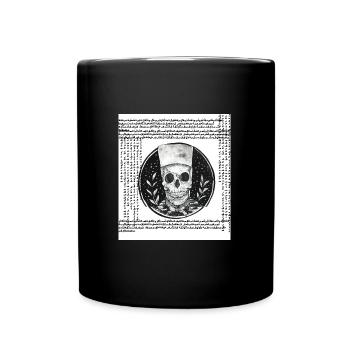 Electro Skull - Tasse einfarbig - Schwarz - Vorne