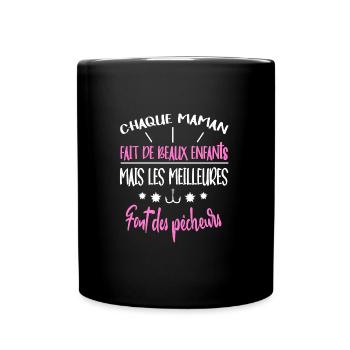 Chaque maman fait de beaux enfants t-shirt - Mug uni - noir - Devant