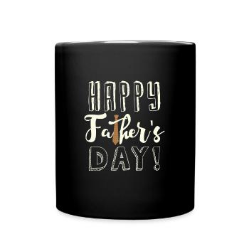 Bonne fête des pères - Mug uni - noir - Devant