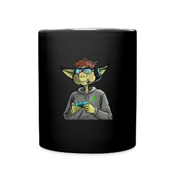 Geek korrigan - Mug uni - noir - Devant