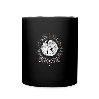 Gotischer Raum - Tasse einfarbig - Schwarz - Vorne