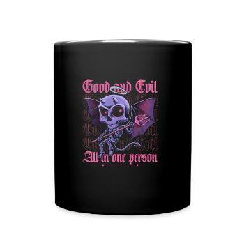 Good and evil - Full Colour Mug - black - Front