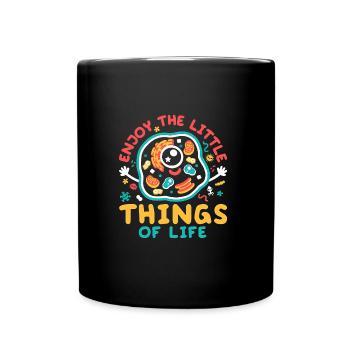 Enjoy the little things of life - Full Colour Mug - black - Front