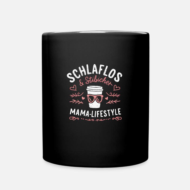 Mama Muttertag Geburtstag Beste Mütter Weihnachten - Tasse einfarbig - Schwarz