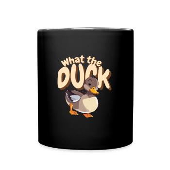 Canard Sauvagine Animal Drôle Dicton - Mug uni - noir - Devant