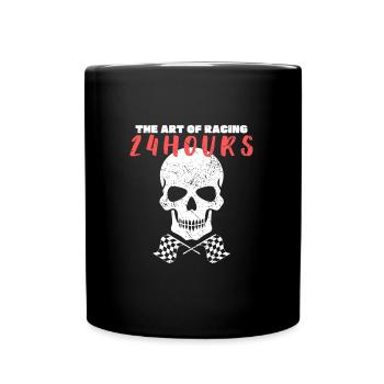 Skull 2 The Art Of Racing 24h - Tasse einfarbig - Schwarz - Vorne