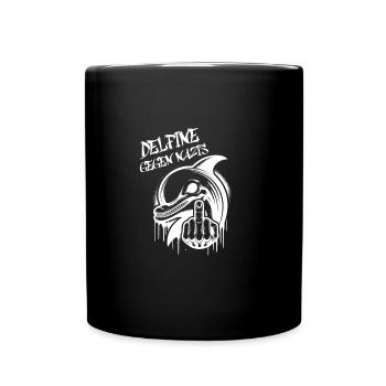 Against Right T-Shirt Anti-Right Dolphins Sea Guard - Full Colour Mug - black - Front