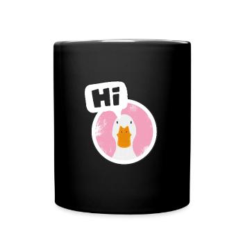 HI Goose - Full Colour Mug - black - Front