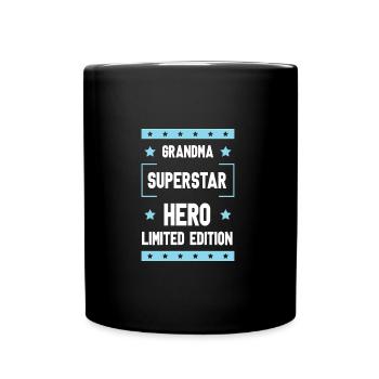 Oma Limited Edition Spruch - Tasse einfarbig - Schwarz - Vorne