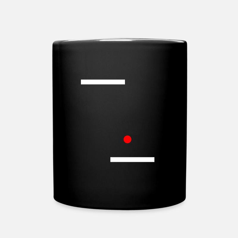 Pong - Tasse einfarbig - Schwarz