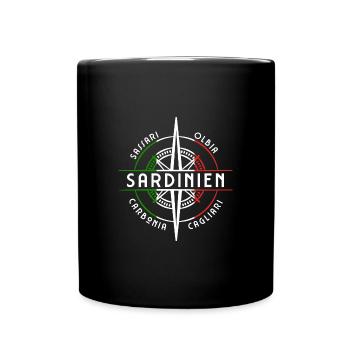 Summer Sardinia - Full Colour Mug - black - Front