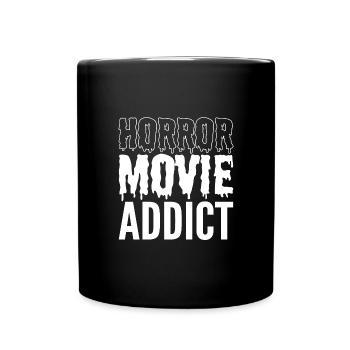 Les cinéphiles accros aux films d’horreur empoisonnent - Mug uni - noir - Devant