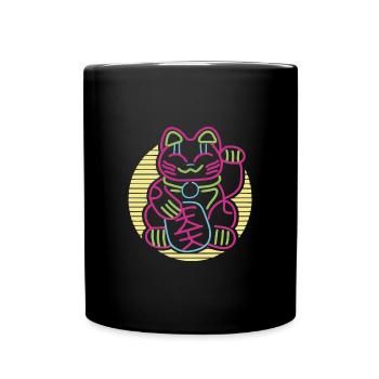 Maneki Neko - Mug uni - noir - Devant
