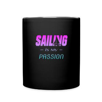 SEGELN - Tasse einfarbig - Schwarz - Vorne