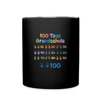 Happy 100 Day School Celebration Party - Full Colour Mug - black - Front