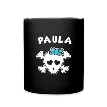 Pirate Paula Design for Girls and Women - Full Colour Mug - black - Front